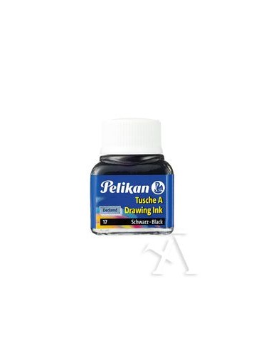 Bote tinta china pelikan 10ml color negro nº17